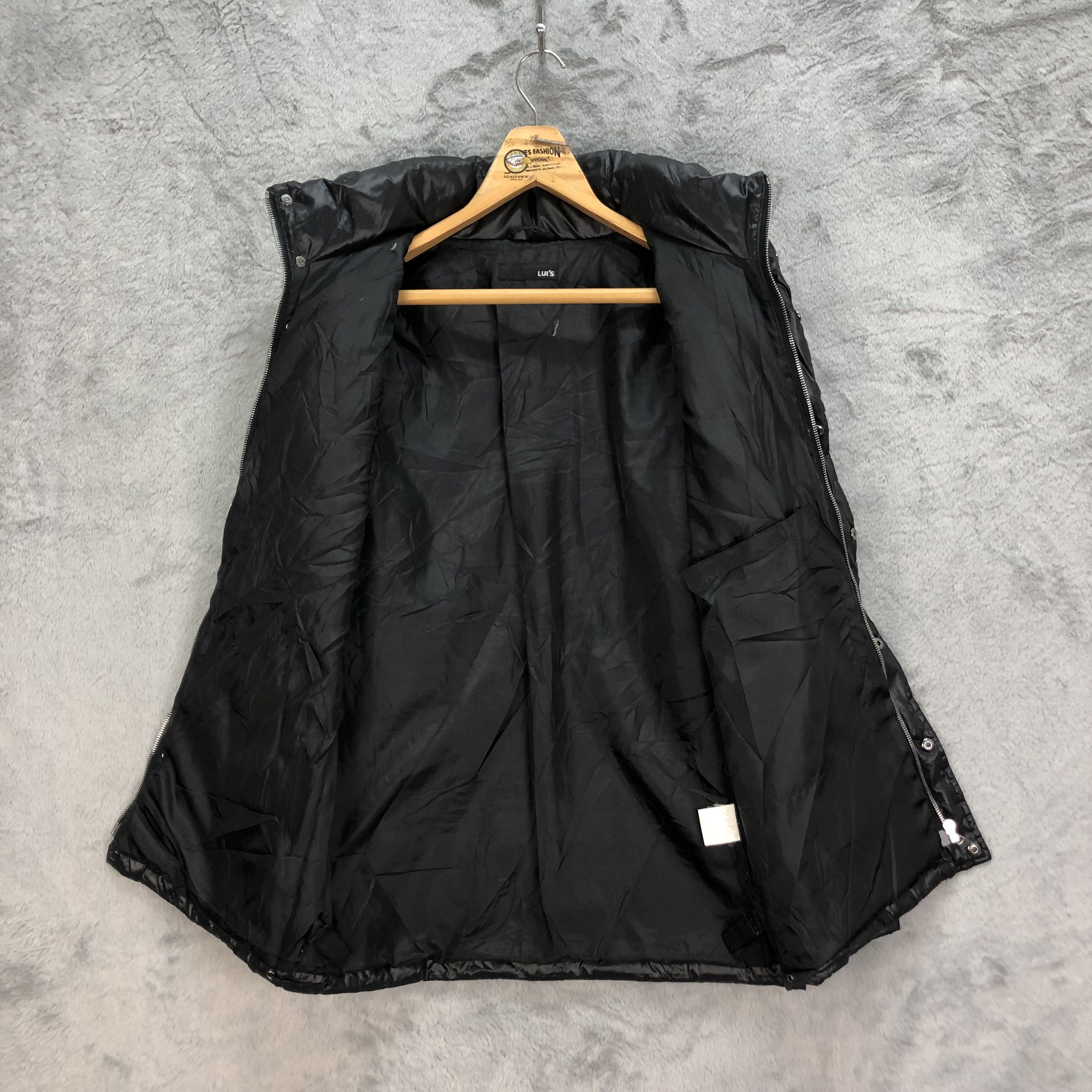 Lui's LUI'S Quilted Puffer Jacket riri Zip #5190-178 Size US S / EU 44-46 / 1 - 9 Thumbnail