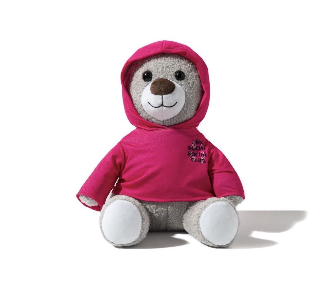 Anti Social Social Club Anti Social Social Club Baby Doubts Plush Bear Size ONE SIZE - 1 Thumbnail