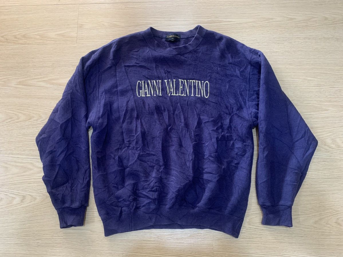 Vintage Gianni Valentino sweatshirt Embroidery logo