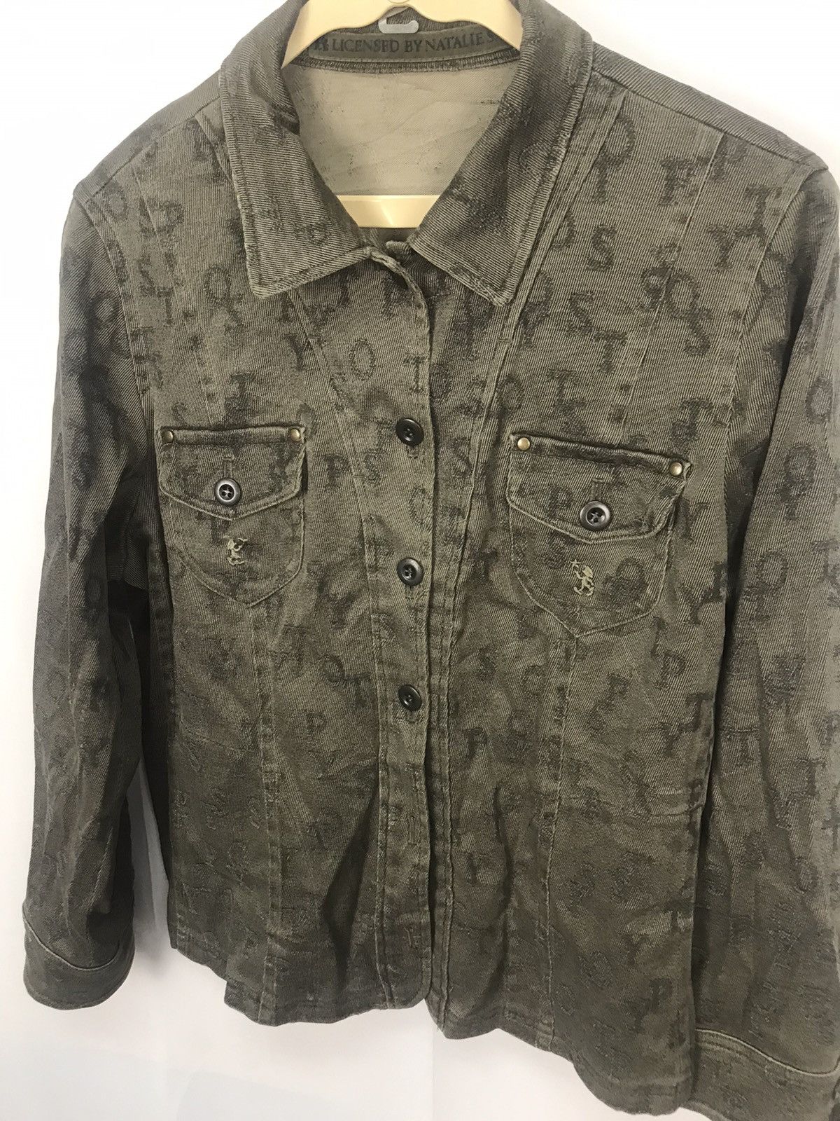Japanese Brand Fullprint Button up jacket licensed by natalie.s Size US S / EU 44-46 / 1 - 3 Thumbnail