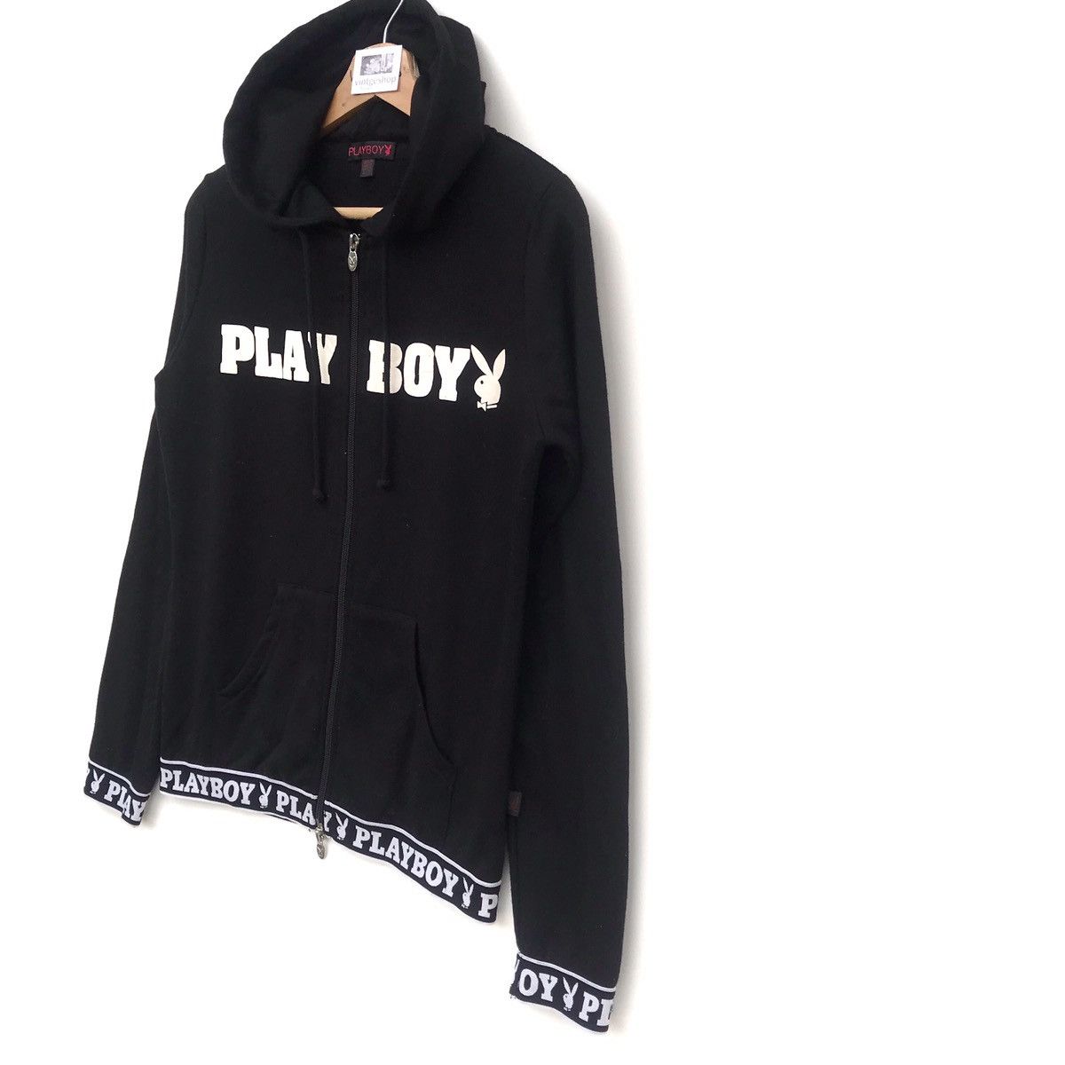 Playboy × Vintage Vintage Playboy Hoodie Big Logo Size US S / EU 44-46 / 1 - 5 Thumbnail