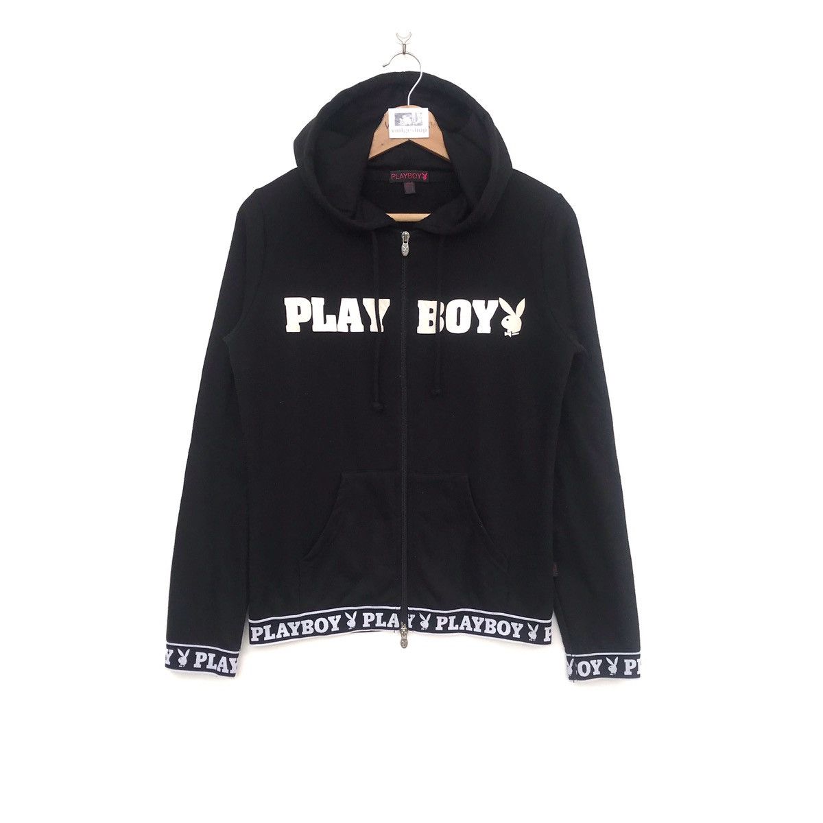 Playboy × Vintage Vintage Playboy Hoodie Big Logo Size US S / EU 44-46 / 1 - 1 Thumbnail