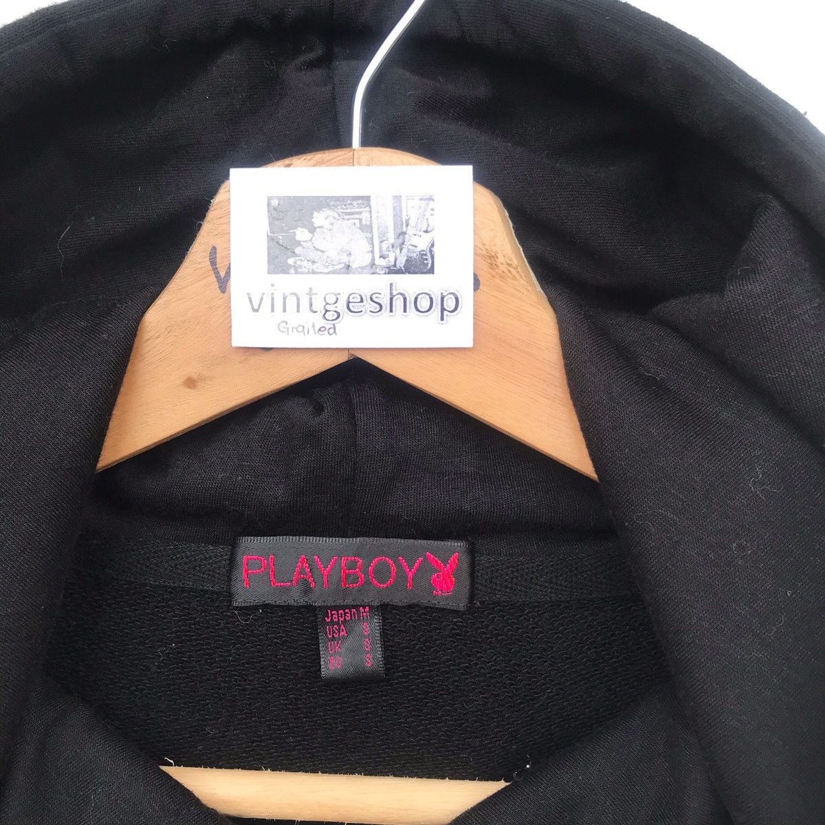Playboy × Vintage Vintage Playboy Hoodie Big Logo Size US S / EU 44-46 / 1 - 3 Thumbnail