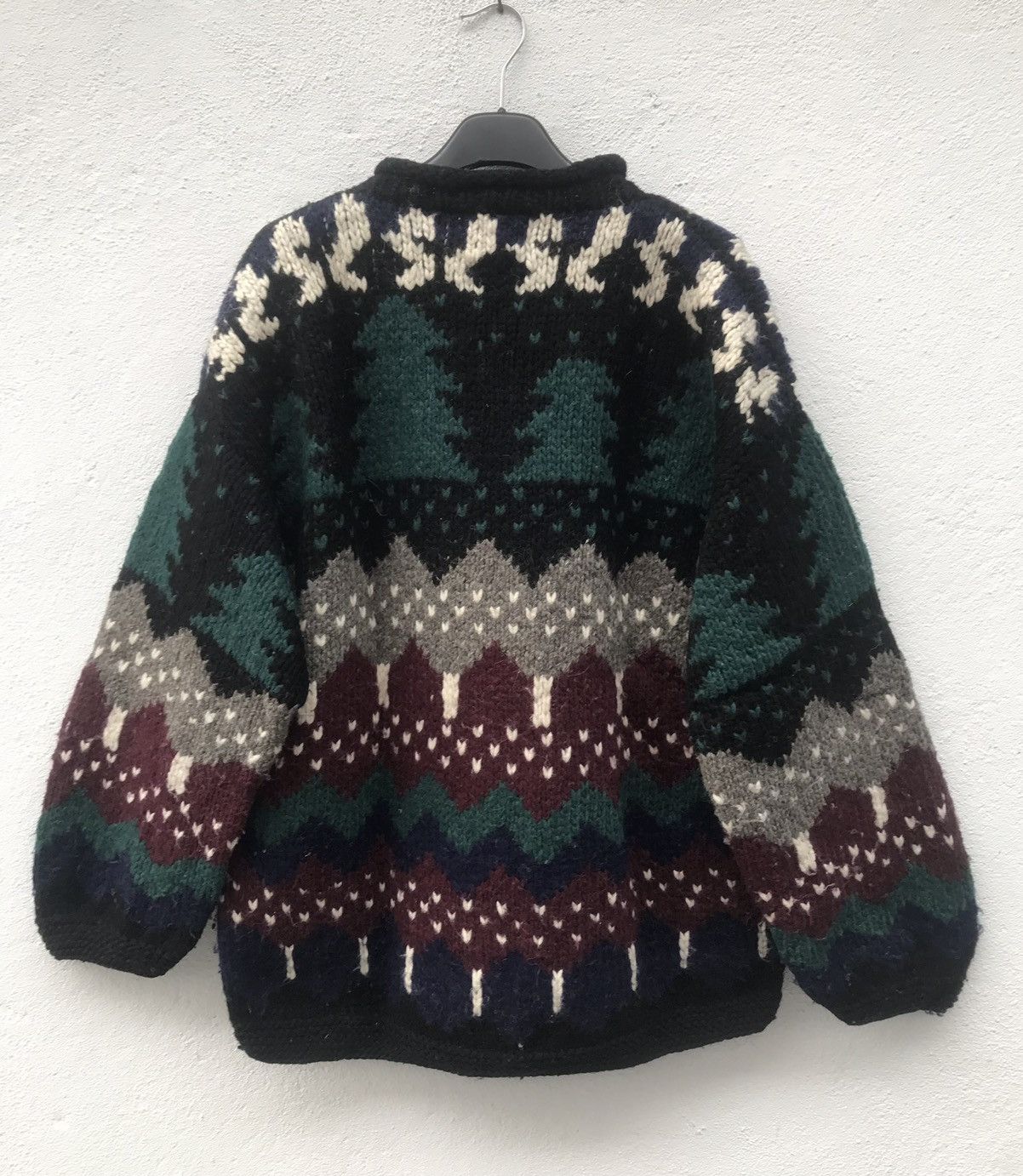 Native × Vintage Vintage Hand Made Ice Ame Native Navajo Knit Sweater Size US S / EU 44-46 / 1 - 4 Thumbnail