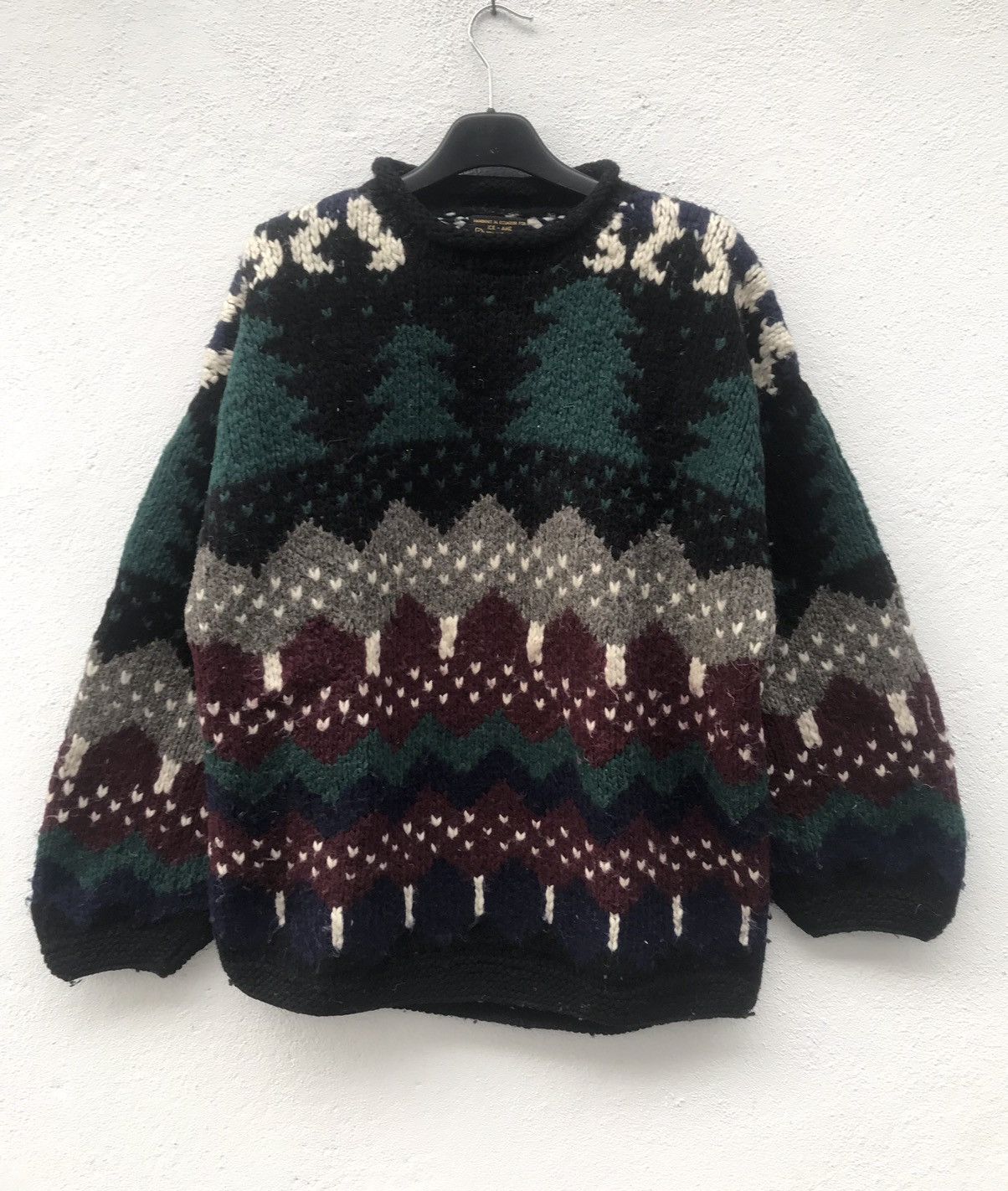 Indigo Native Gima Jacquard M-Sweater
