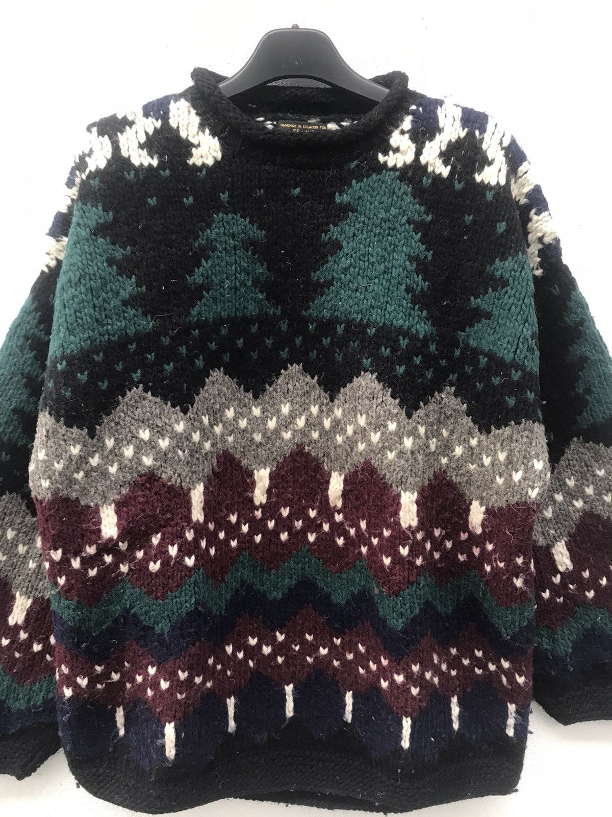 Native × Vintage Vintage Hand Made Ice Ame Native Navajo Knit Sweater Size US S / EU 44-46 / 1 - 3 Thumbnail