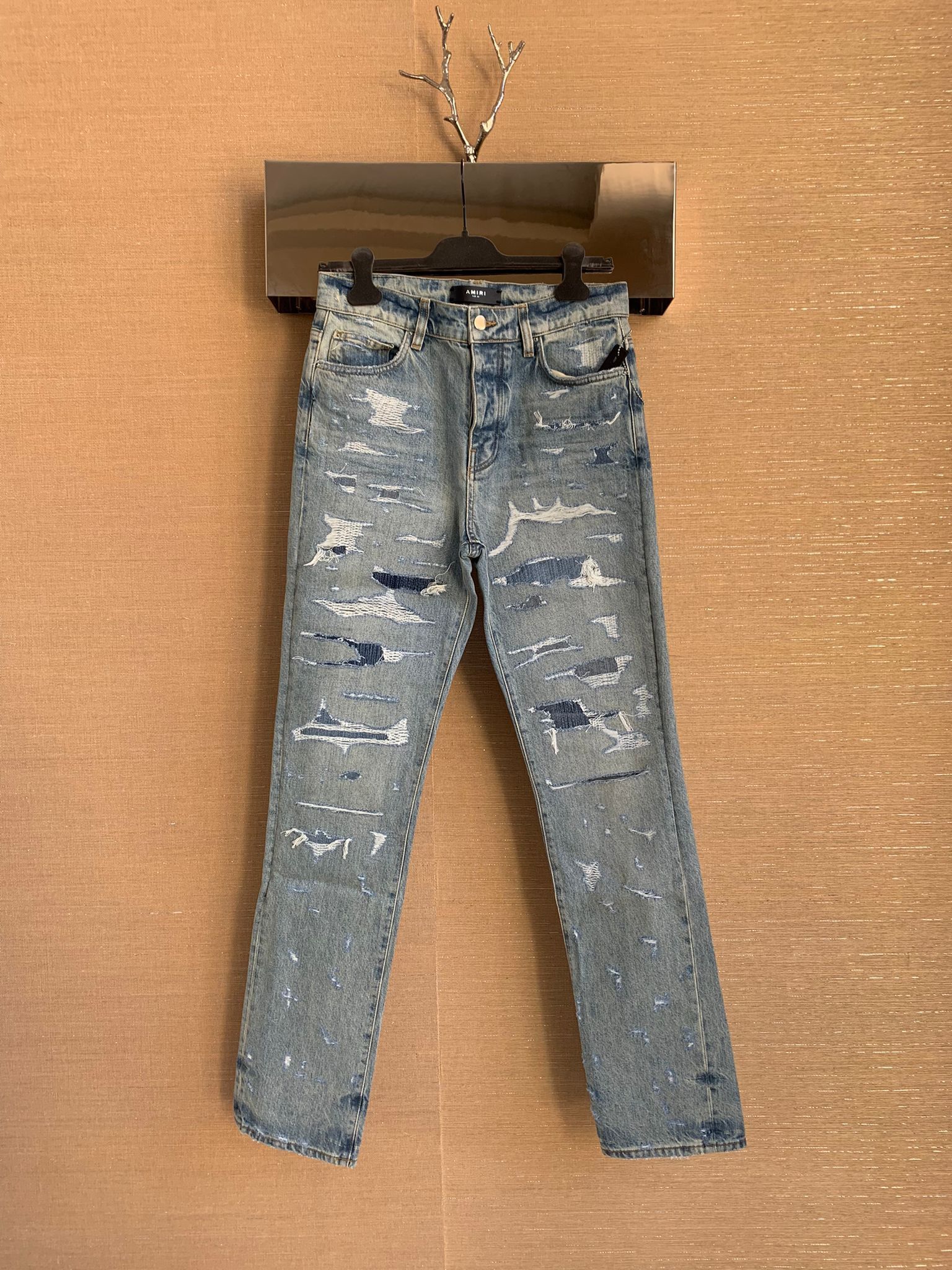 Amiri Bruise Relaxed Denim Size US 34 / EU 50 - 7 Thumbnail