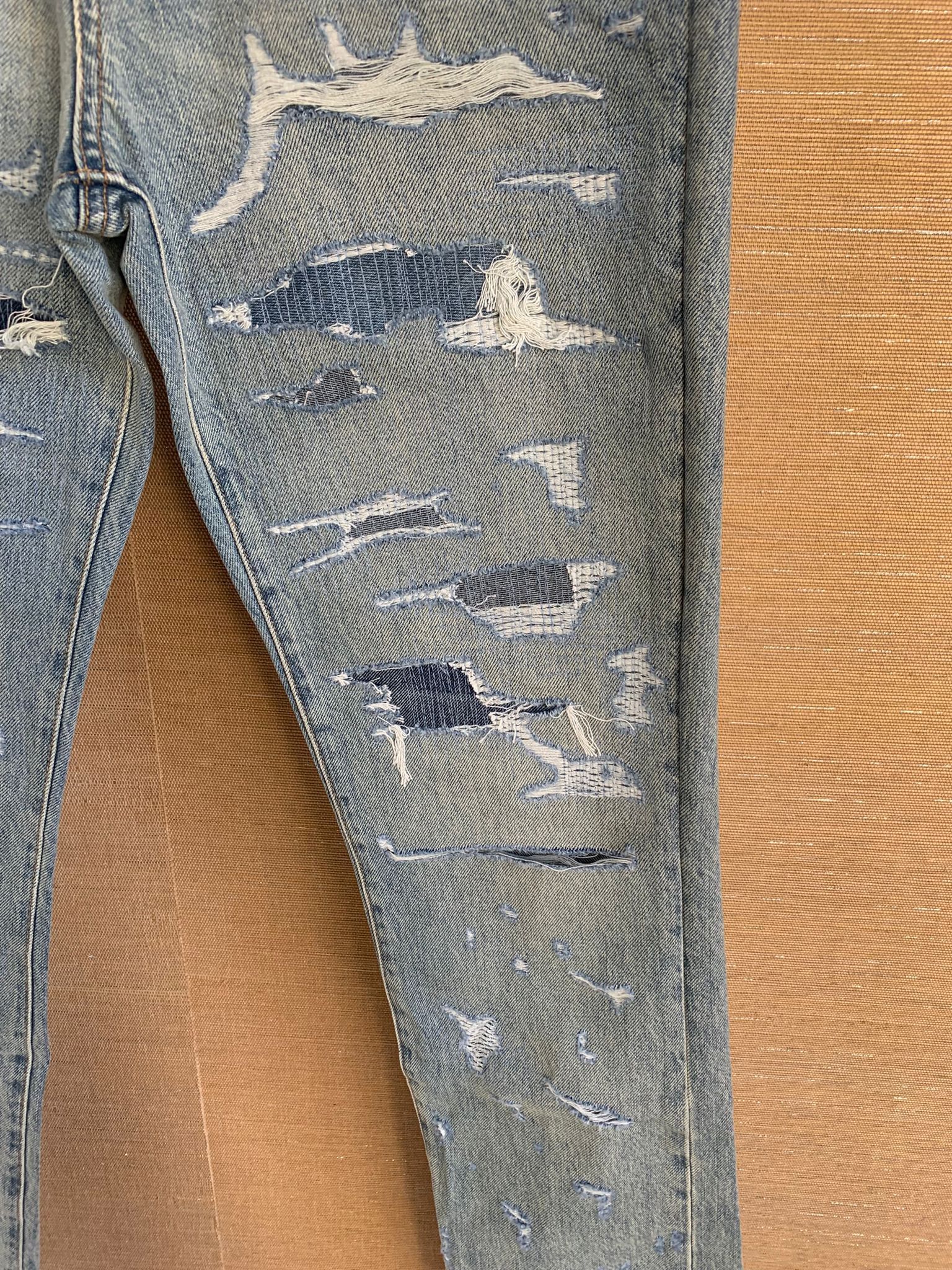 Amiri Bruise Relaxed Denim Size US 34 / EU 50 - 12 Thumbnail