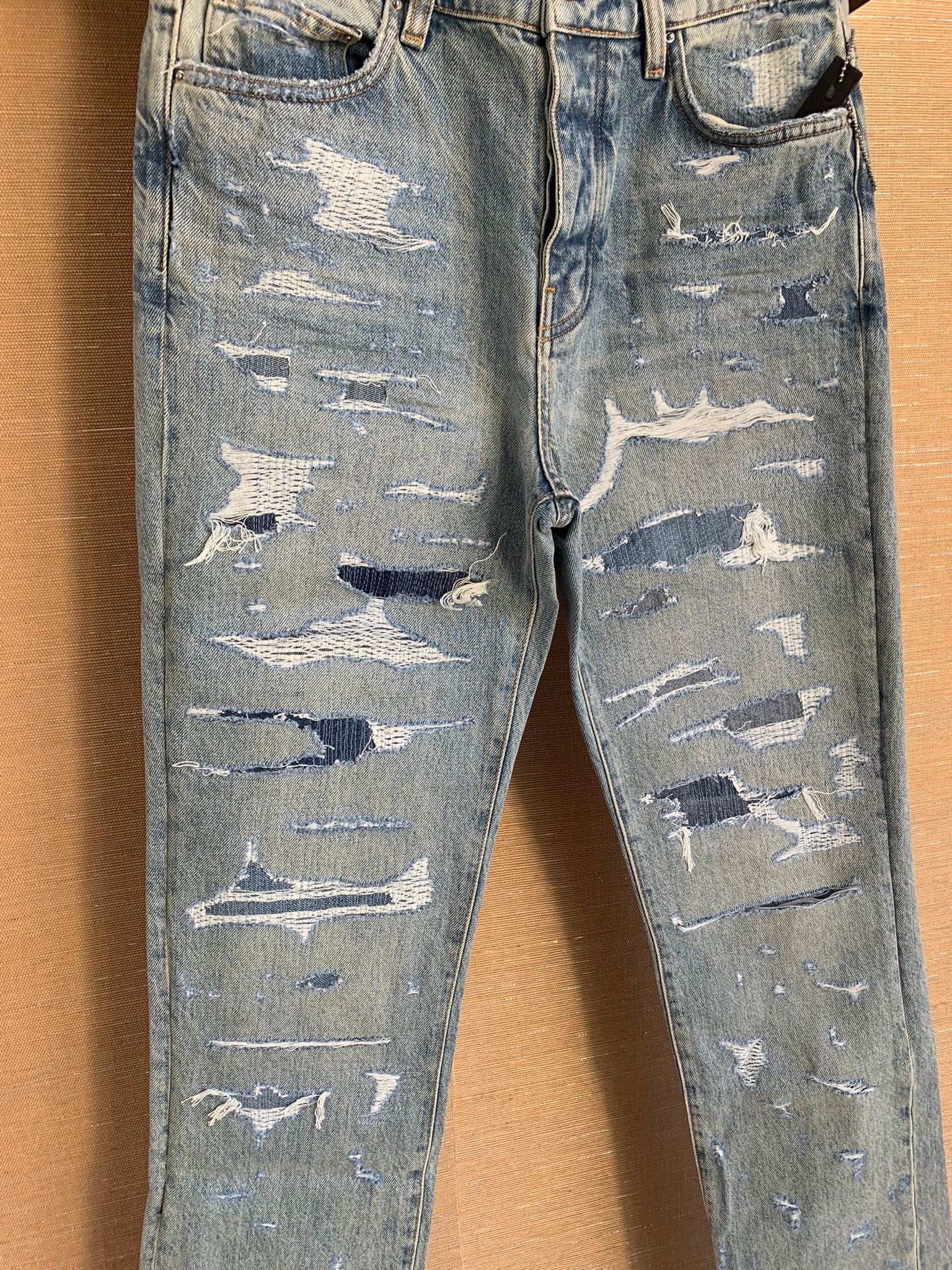 Amiri Bruise Relaxed Denim Size US 34 / EU 50 - 10 Thumbnail