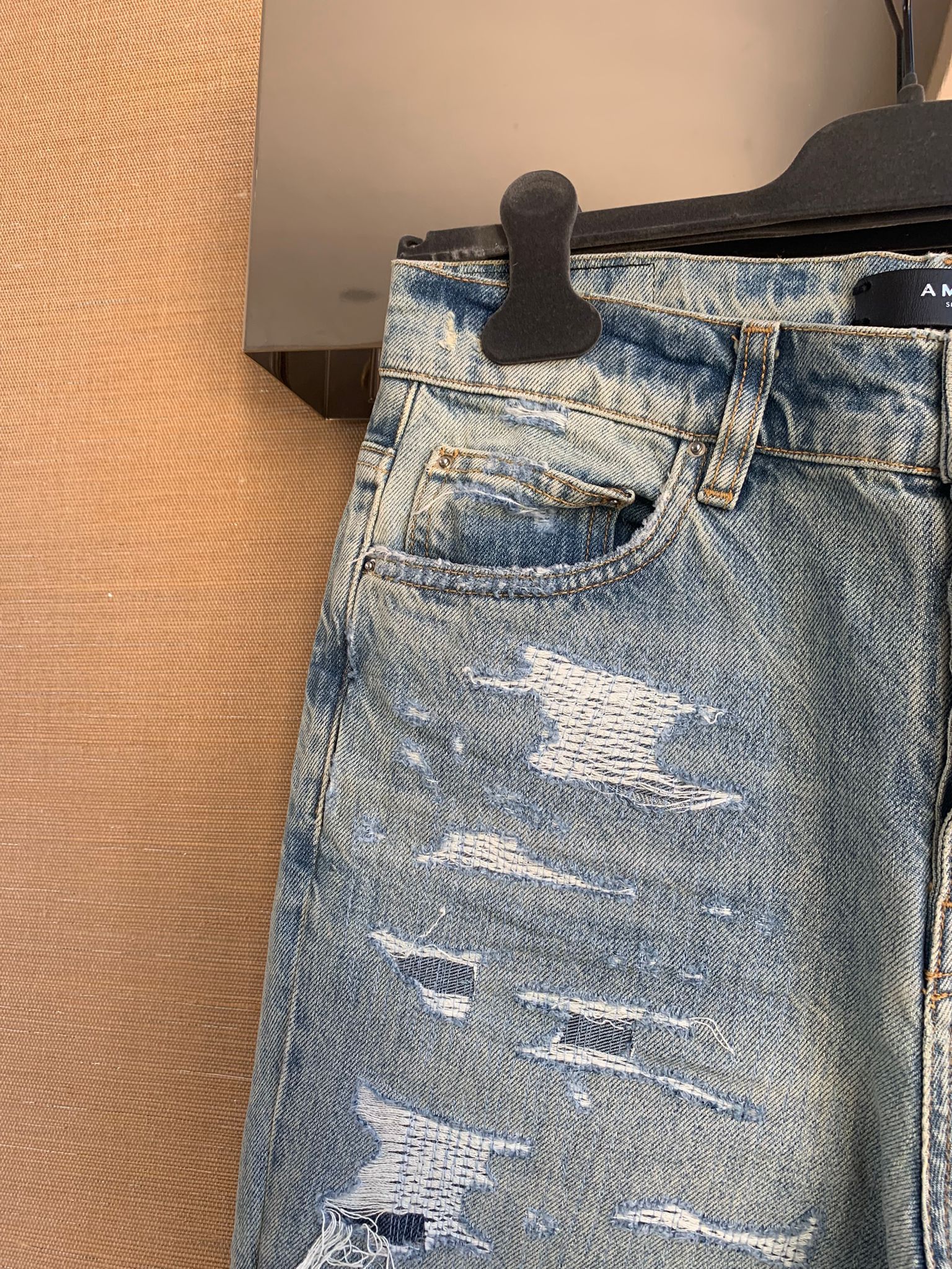 Amiri Bruise Relaxed Denim Size US 34 / EU 50 - 6 Thumbnail