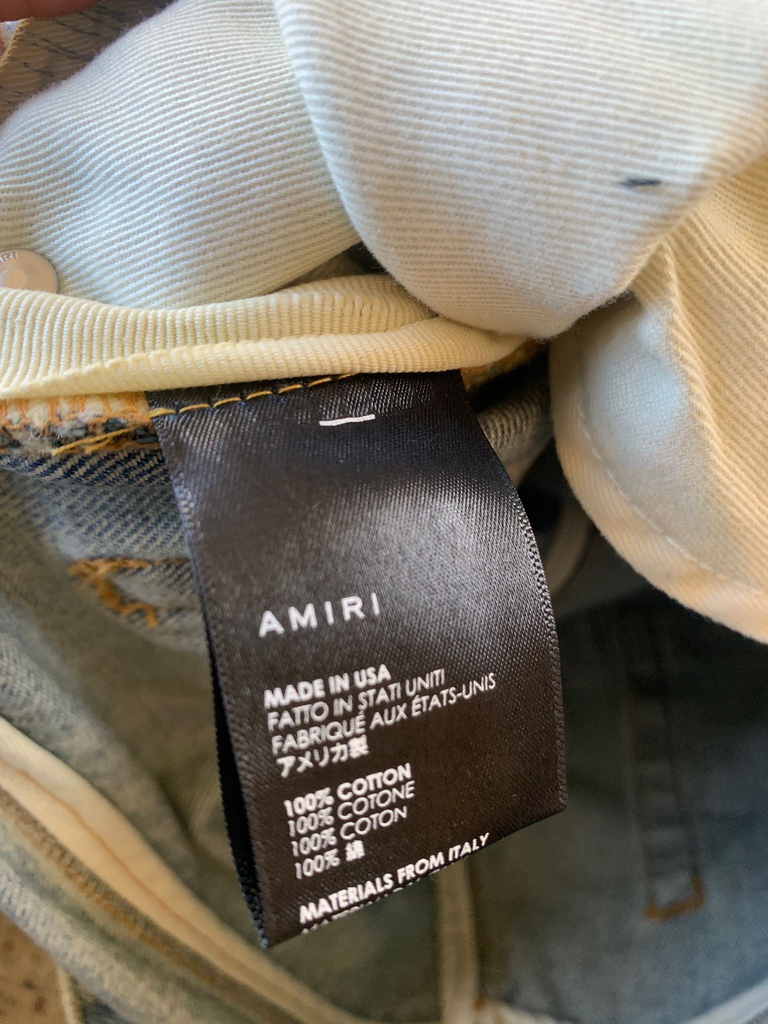 Amiri Bruise Relaxed Denim Size US 34 / EU 50 - 21 Thumbnail