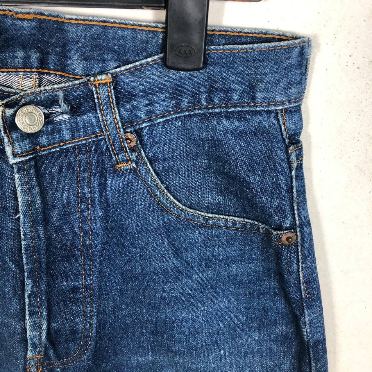 Levi's Vintage 80s Levi’s 501 Big E USA Distressed Blue Jeans Denim Size US 27 - 6 Thumbnail