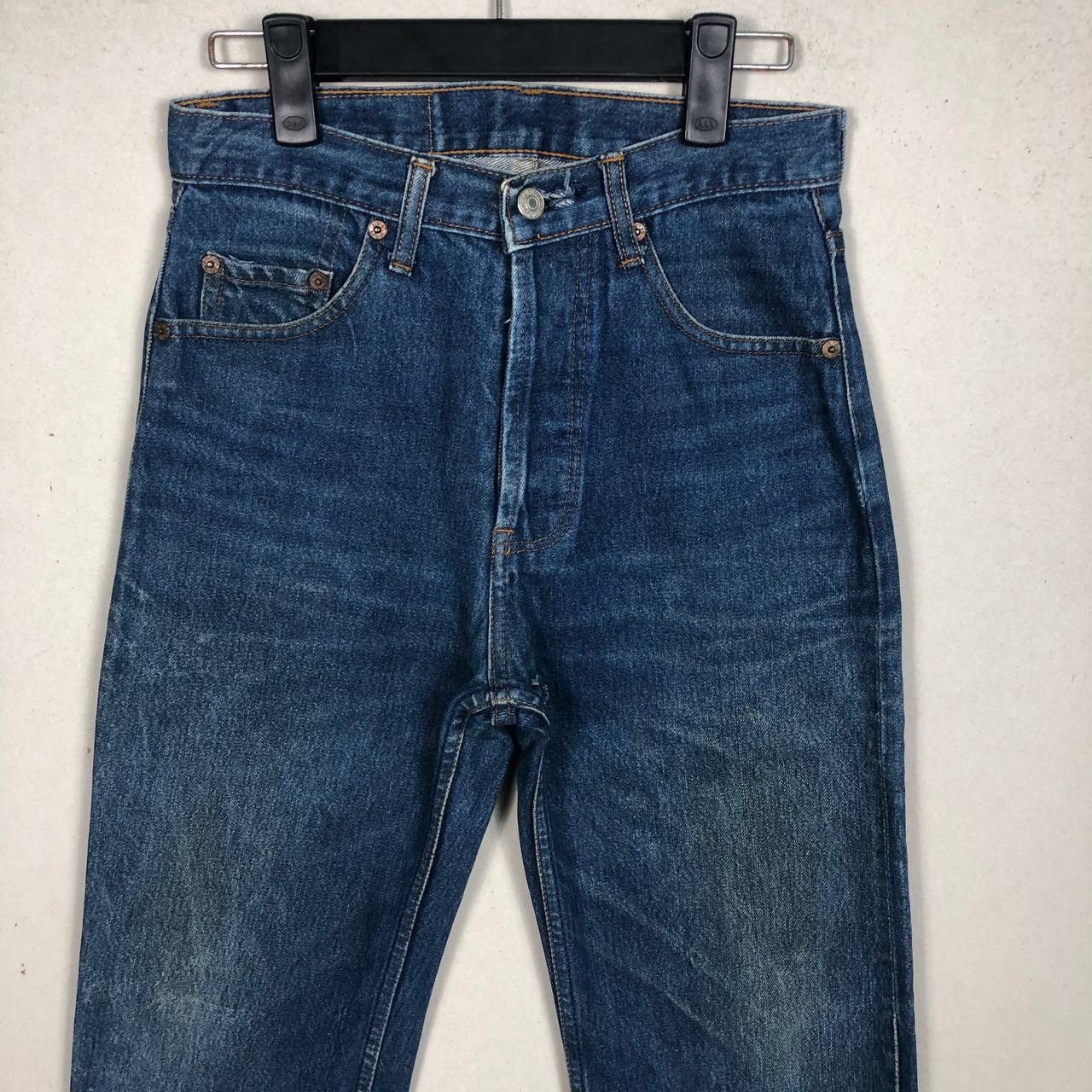 Levi's Vintage 80s Levi’s 501 Big E USA Distressed Blue Jeans Denim Size US 27 - 4 Thumbnail
