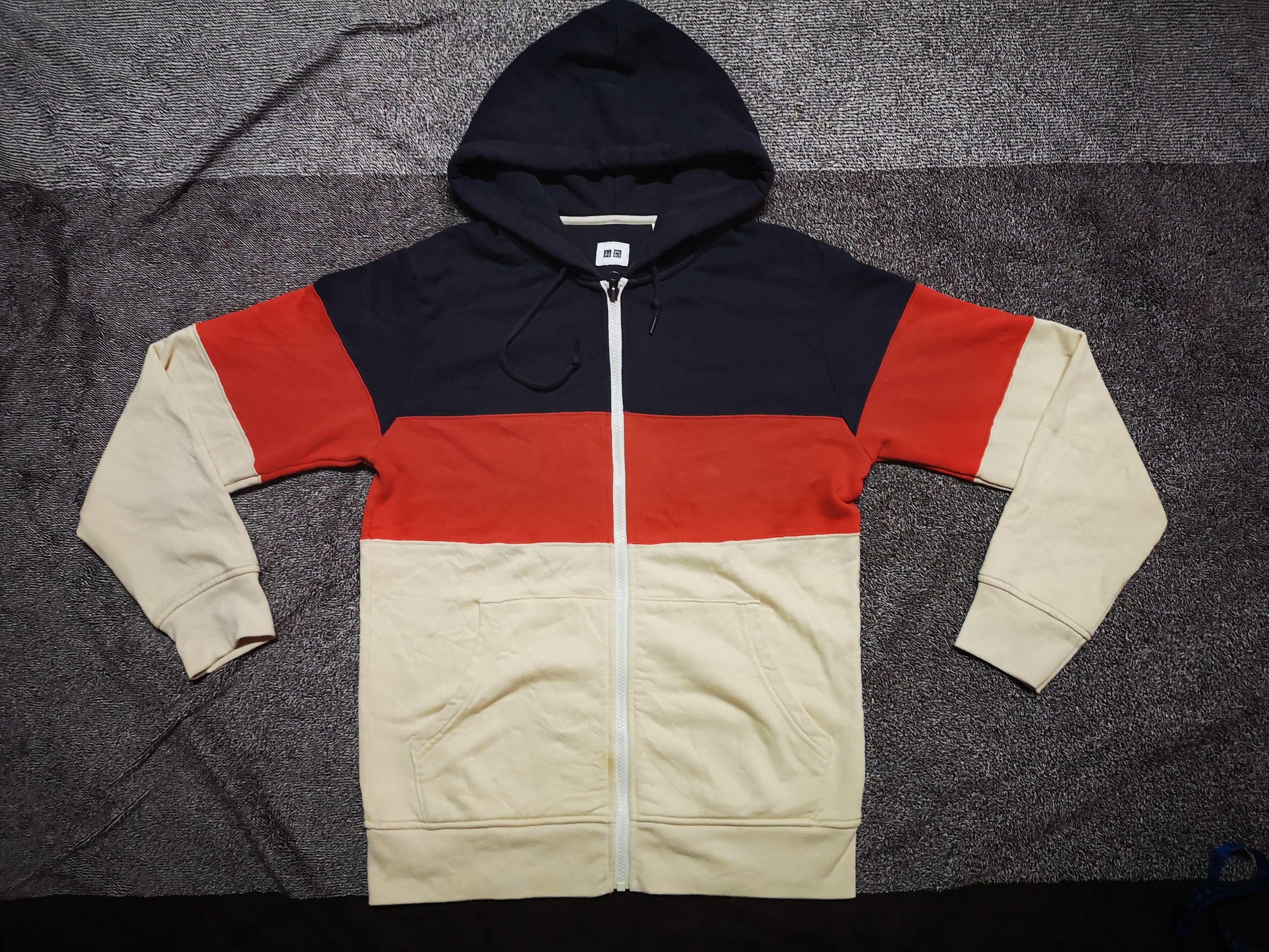 Uniqlo Uniqlo striped Hoodie Size US M / EU 48-50 / 2 - 1 Thumbnail