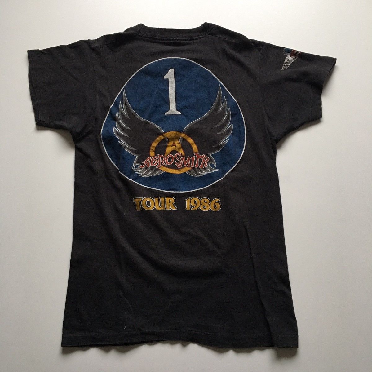 Aerosmith Vintage 1986 Aerosmith Air Force One Tour Graphic T Shirt Size US S / EU 44-46 / 1 - 3 Thumbnail