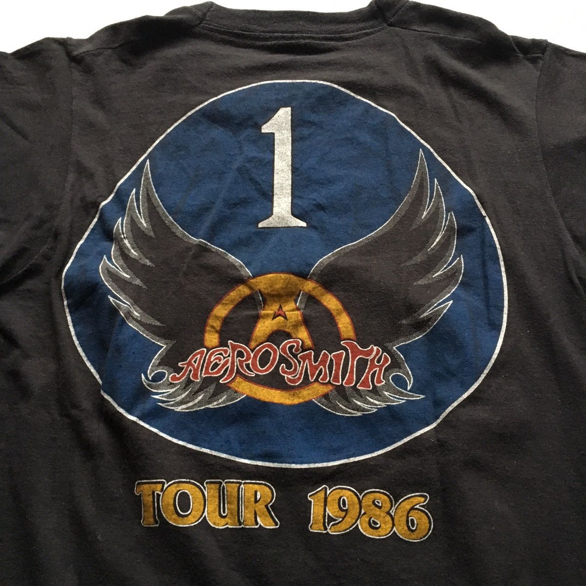 Aerosmith Vintage 1986 Aerosmith Air Force One Tour Graphic T Shirt Size US S / EU 44-46 / 1 - 4 Thumbnail