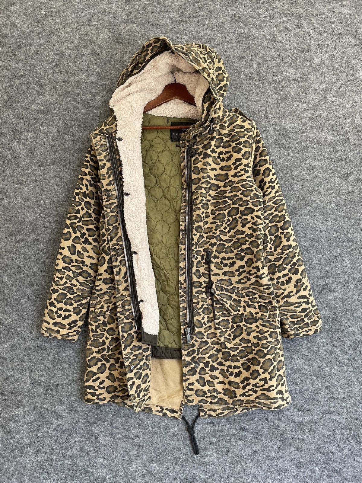 Japanese Brand MAISON SCOTCH CAMO PARKAS Size US S / EU 44-46 / 1 - 4 Thumbnail