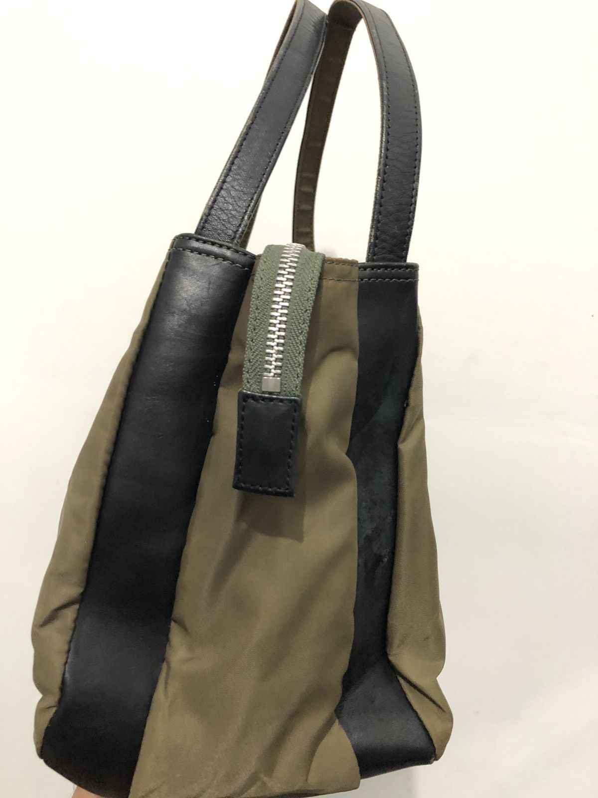 Yohji Yamamoto 🔥FINAL DROP🔥Y’saccs Yohji Yamamoto Tote Bag Olive Green Size ONE SIZE - 6 Thumbnail