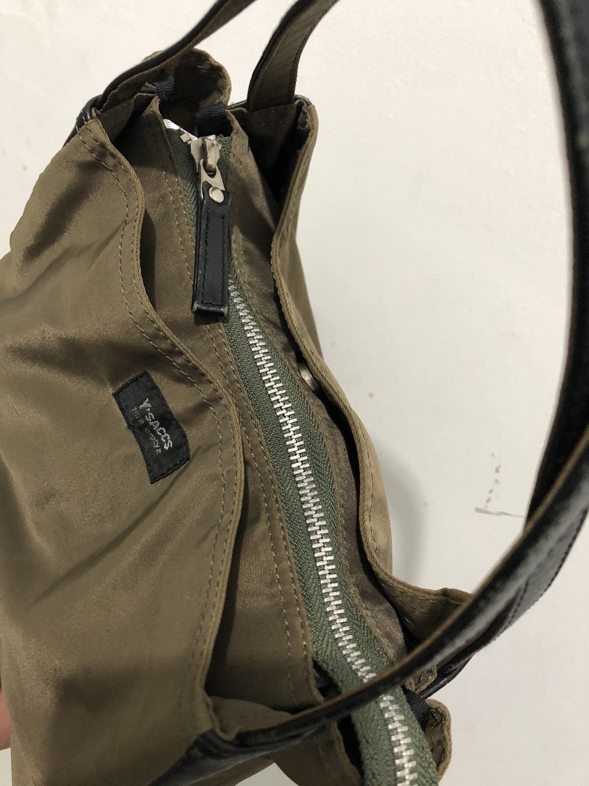 Yohji Yamamoto 🔥FINAL DROP🔥Y’saccs Yohji Yamamoto Tote Bag Olive Green Size ONE SIZE - 5 Thumbnail