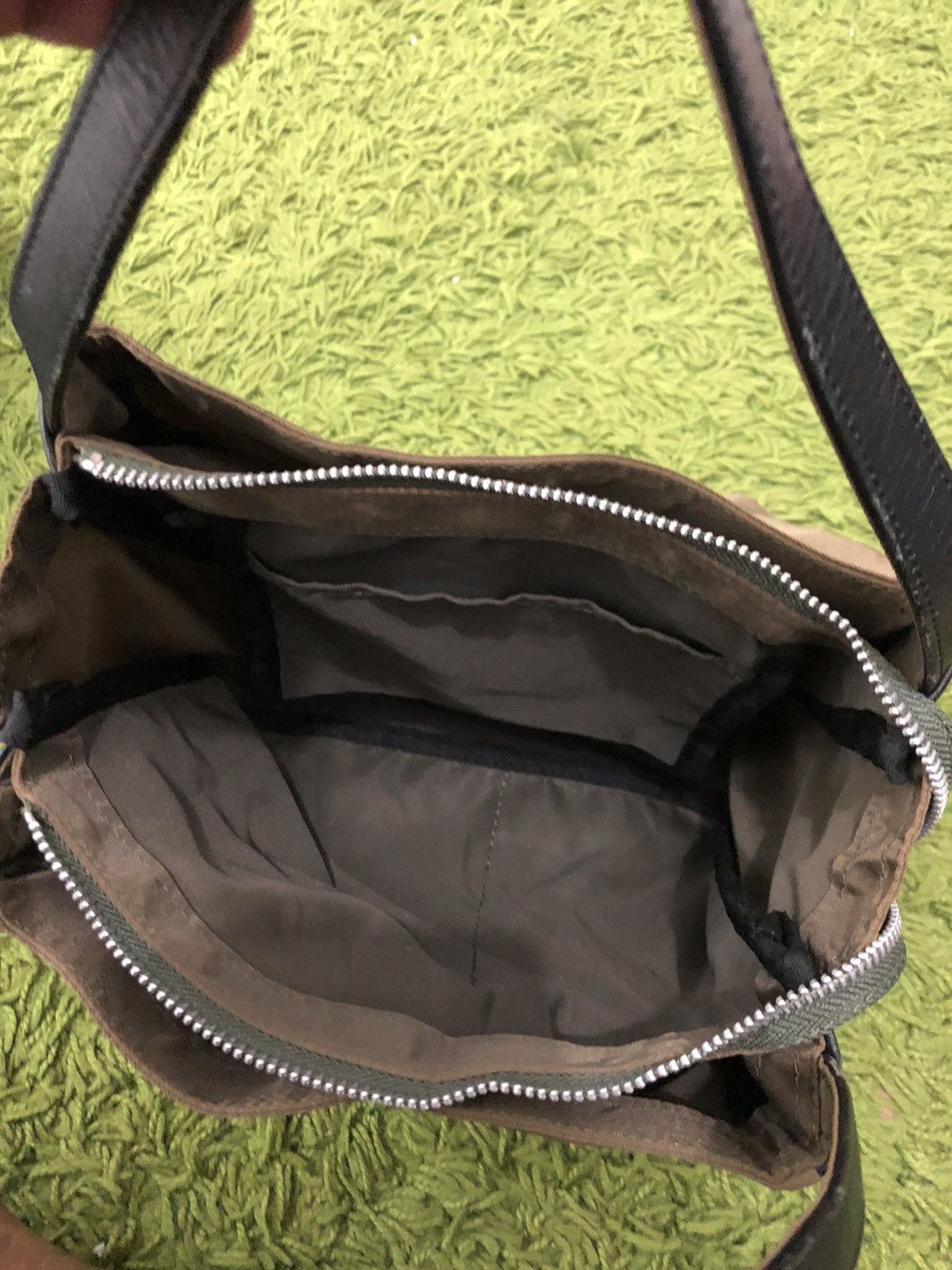 Yohji Yamamoto 🔥FINAL DROP🔥Y’saccs Yohji Yamamoto Tote Bag Olive Green Size ONE SIZE - 11 Thumbnail
