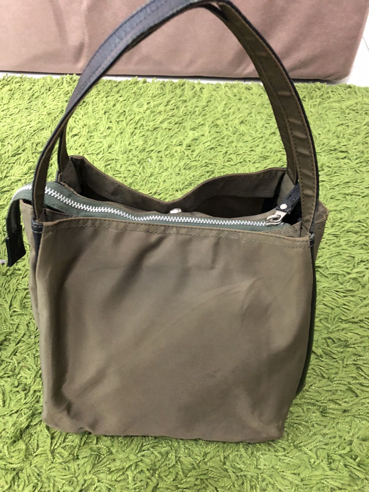 Yohji Yamamoto 🔥FINAL DROP🔥Y’saccs Yohji Yamamoto Tote Bag Olive Green Size ONE SIZE - 10 Thumbnail