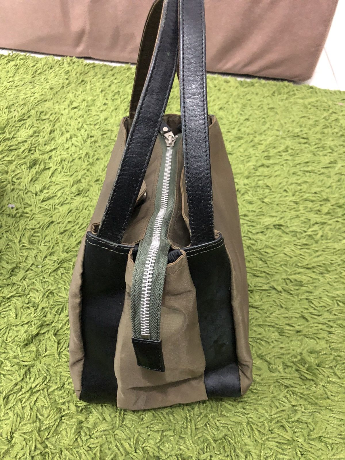 Yohji Yamamoto 🔥FINAL DROP🔥Y’saccs Yohji Yamamoto Tote Bag Olive Green Size ONE SIZE - 9 Thumbnail