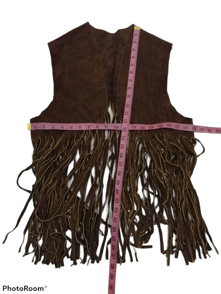 Leather × Vintage Vintage Cowboy Suede Leather Vests Size US S / EU 44-46 / 1 - 3 Thumbnail