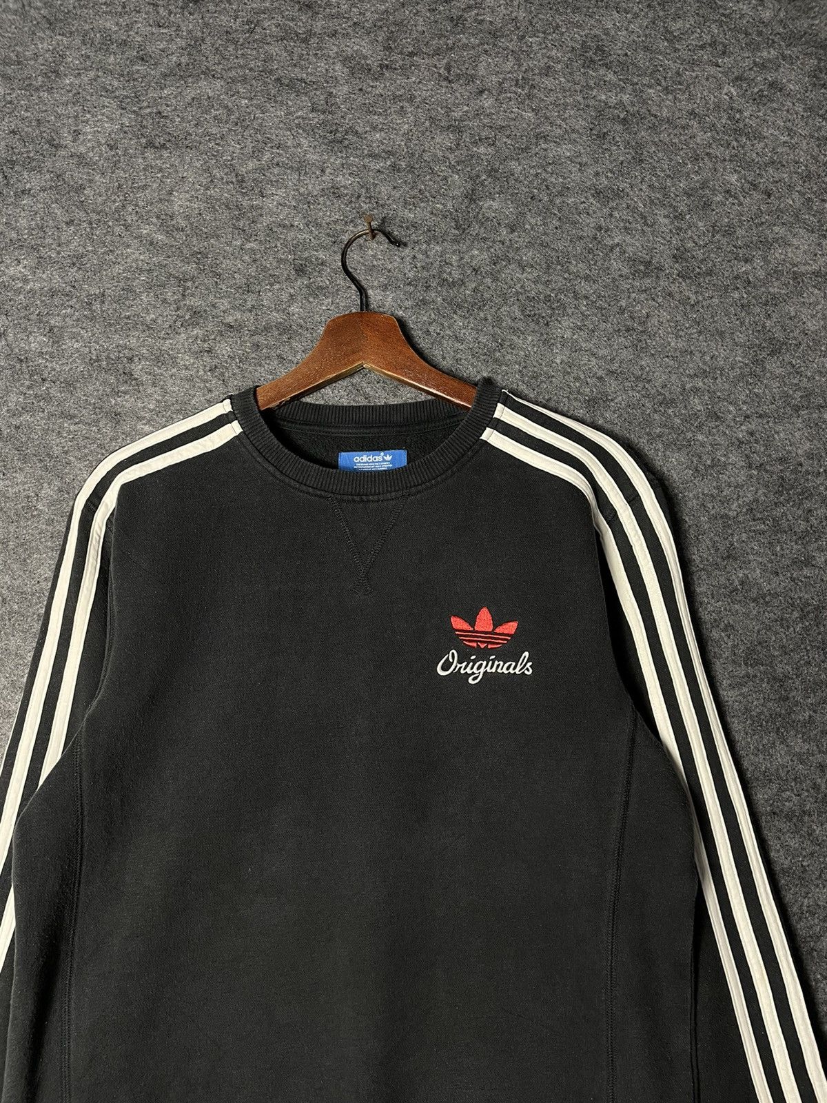 Adidas ADIDAS ORIGINALS 3 STRIPE SWEATSHIRT Size US M / EU 48-50 / 2 - 2 Thumbnail