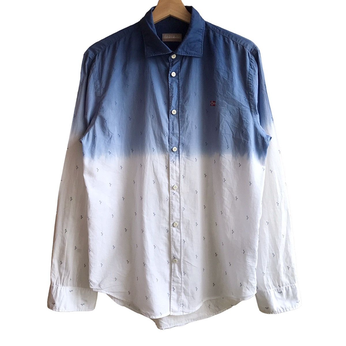 Napapijri Geographic Ombre Slim Button Up Shirt