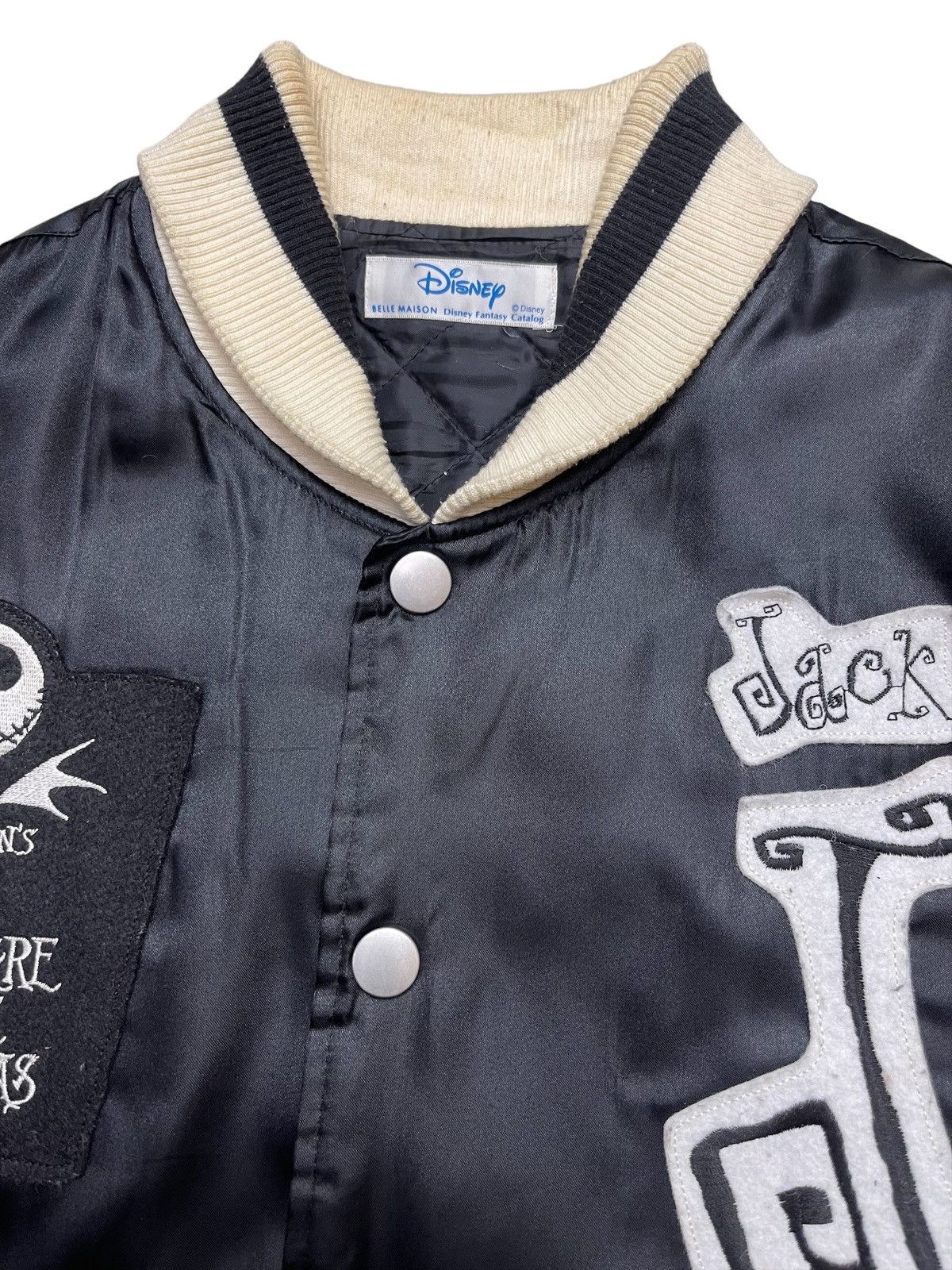 Japanese Brand Jack Skellington The Nightmare Halloween Bomber Jacket Size US L / EU 52-54 / 3 - 13 Thumbnail