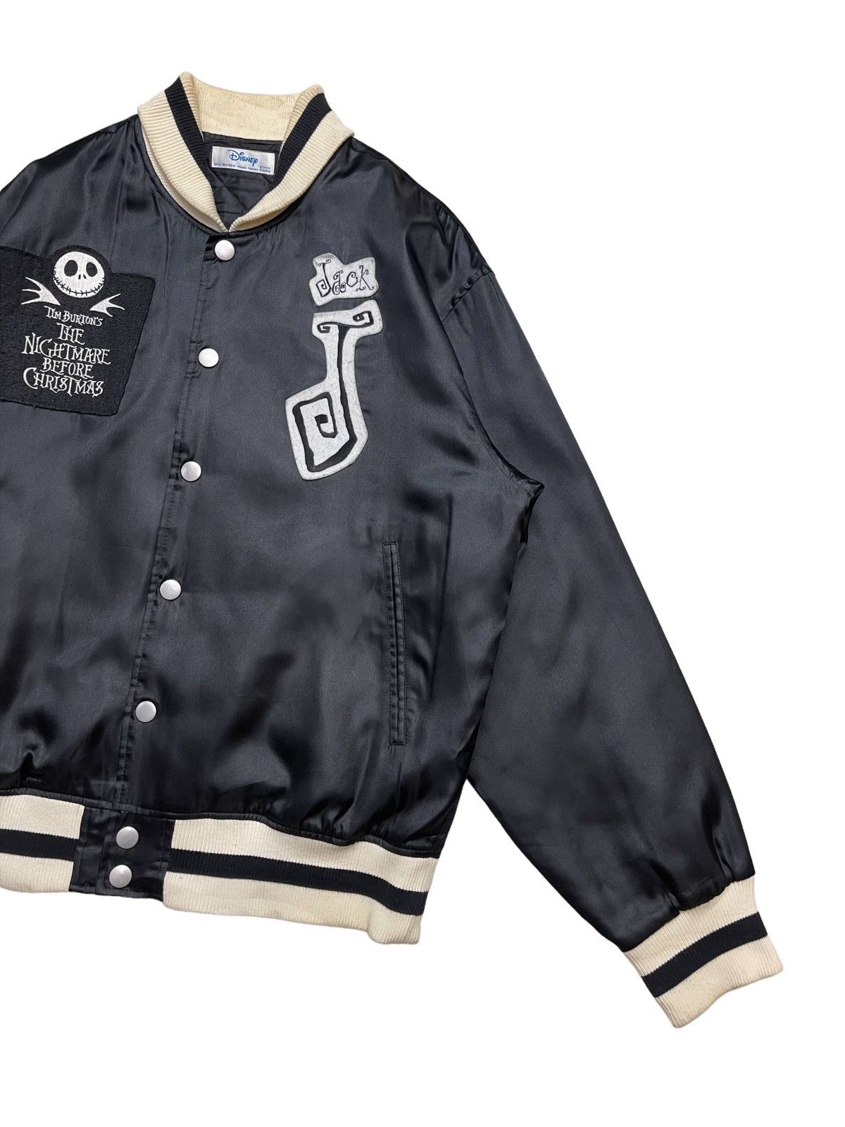 Japanese Brand Jack Skellington The Nightmare Halloween Bomber Jacket Size US L / EU 52-54 / 3 - 9 Thumbnail
