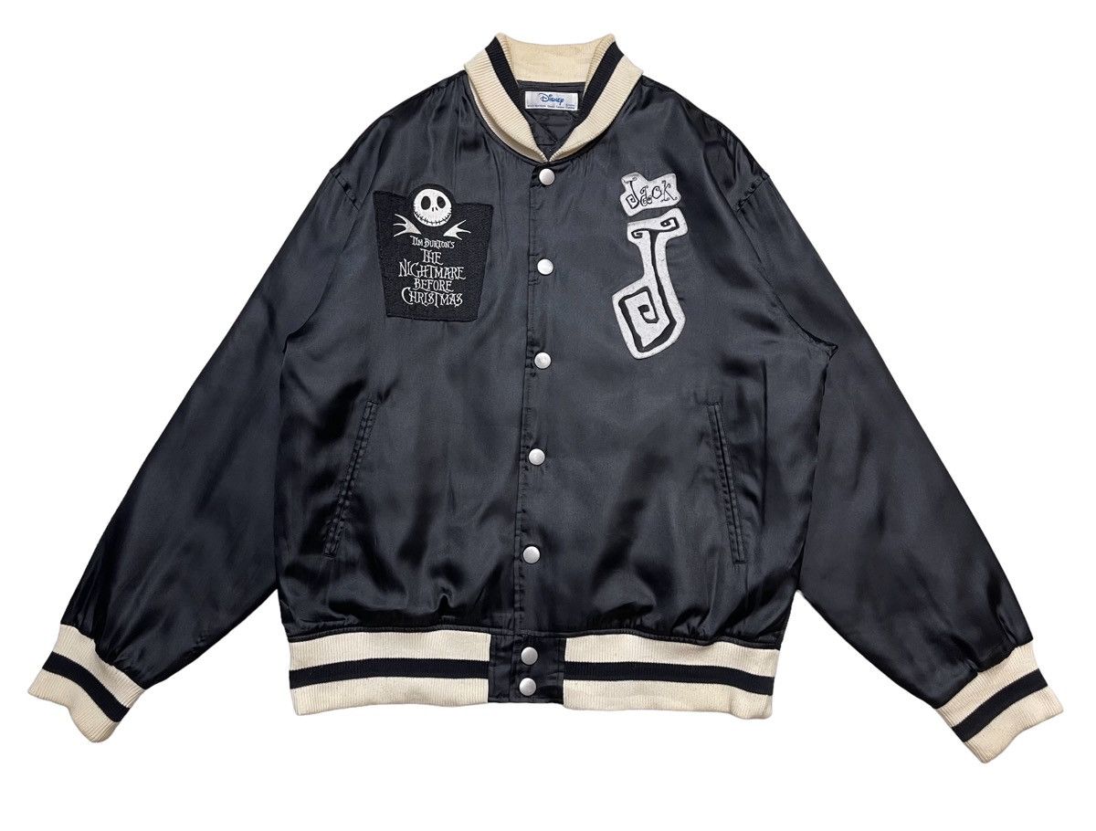 Japanese Brand Jack Skellington The Nightmare Halloween Bomber Jacket Size US L / EU 52-54 / 3 - 12 Thumbnail