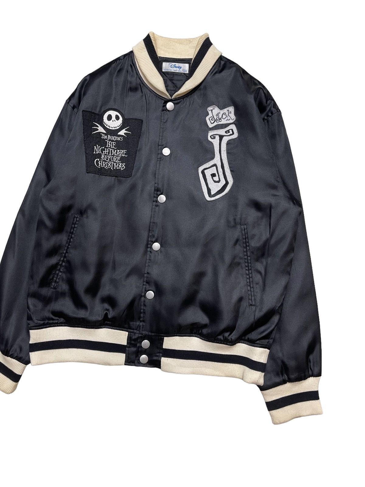 Japanese Brand Jack Skellington The Nightmare Halloween Bomber Jacket Size US L / EU 52-54 / 3 - 7 Thumbnail