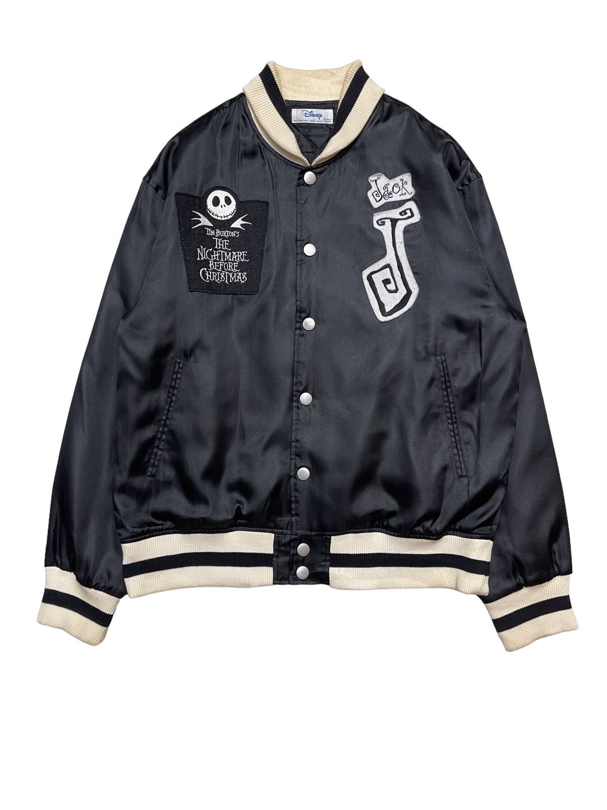 Japanese Brand Jack Skellington The Nightmare Halloween Bomber Jacket Size US L / EU 52-54 / 3 - 1 Thumbnail