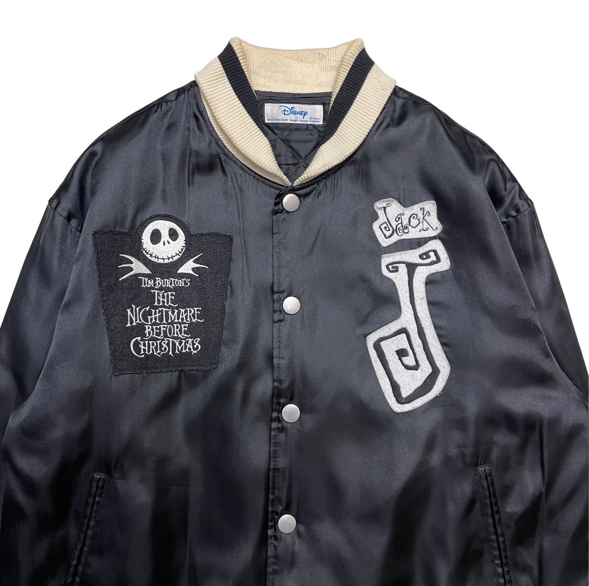 Japanese Brand Jack Skellington The Nightmare Halloween Bomber Jacket Size US L / EU 52-54 / 3 - 3 Thumbnail