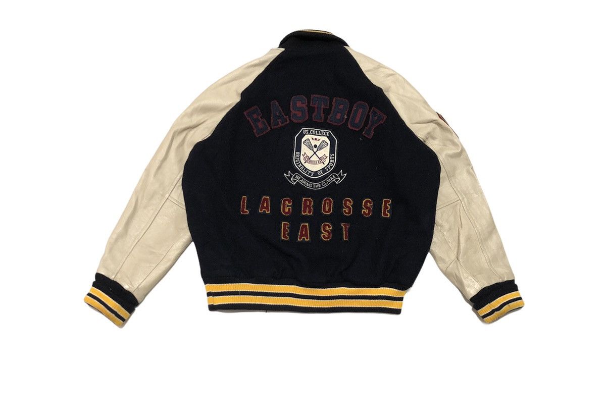 Vintage VJ30 EastBoy Big Logo Varsity Jacket Size US M / EU 48-50 / 2 - 1 Thumbnail