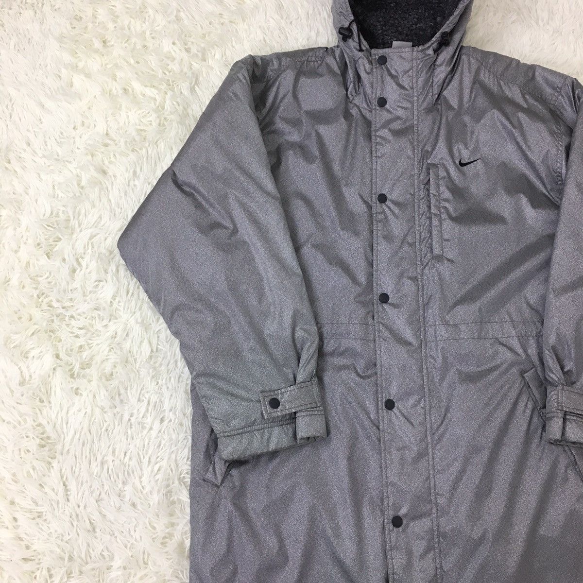 Nike Nike Mini Swoosh Oversize Hoodie Parka Size US L / EU 52-54 / 3 - 2 Thumbnail