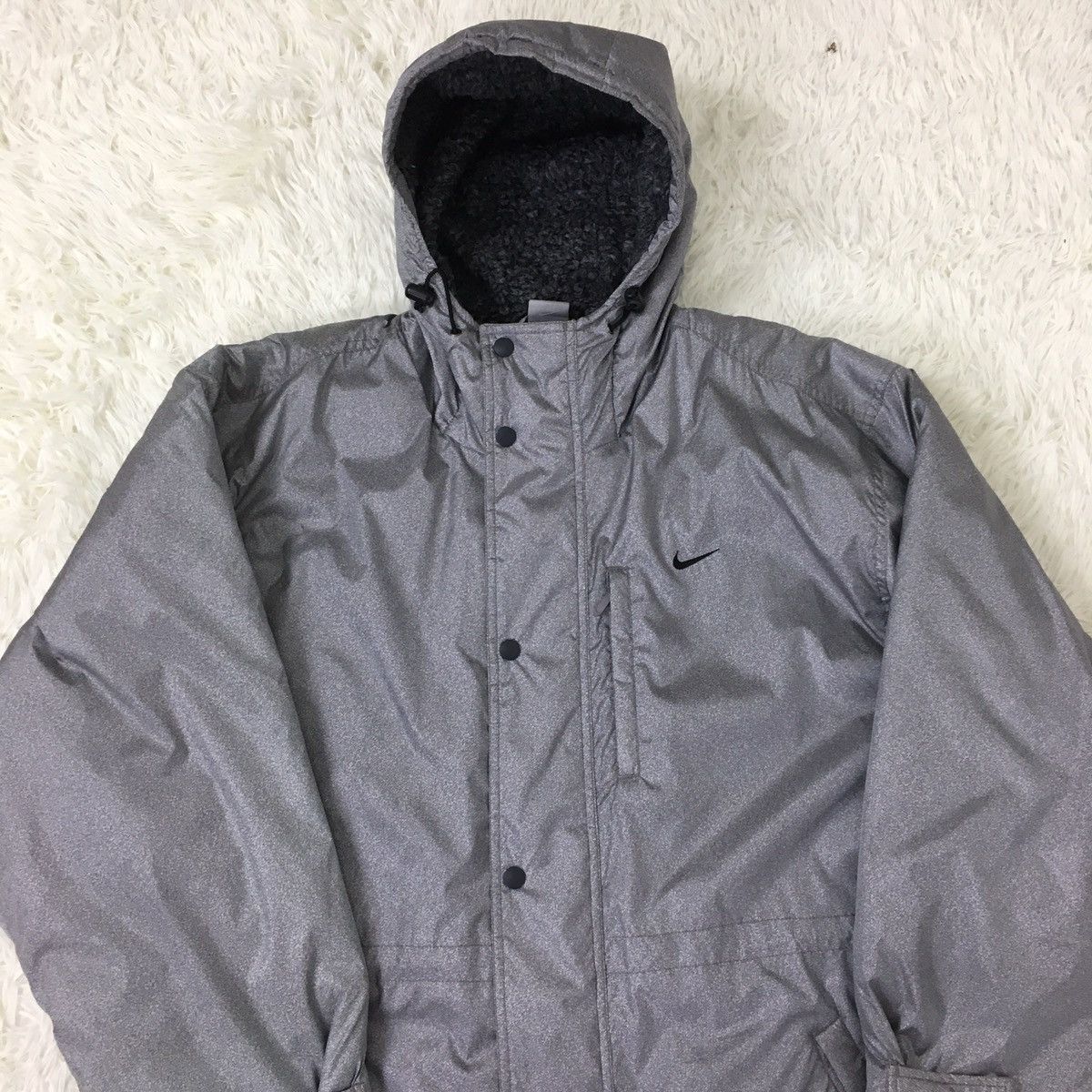 Nike Nike Mini Swoosh Oversize Hoodie Parka Size US L / EU 52-54 / 3 - 4 Thumbnail