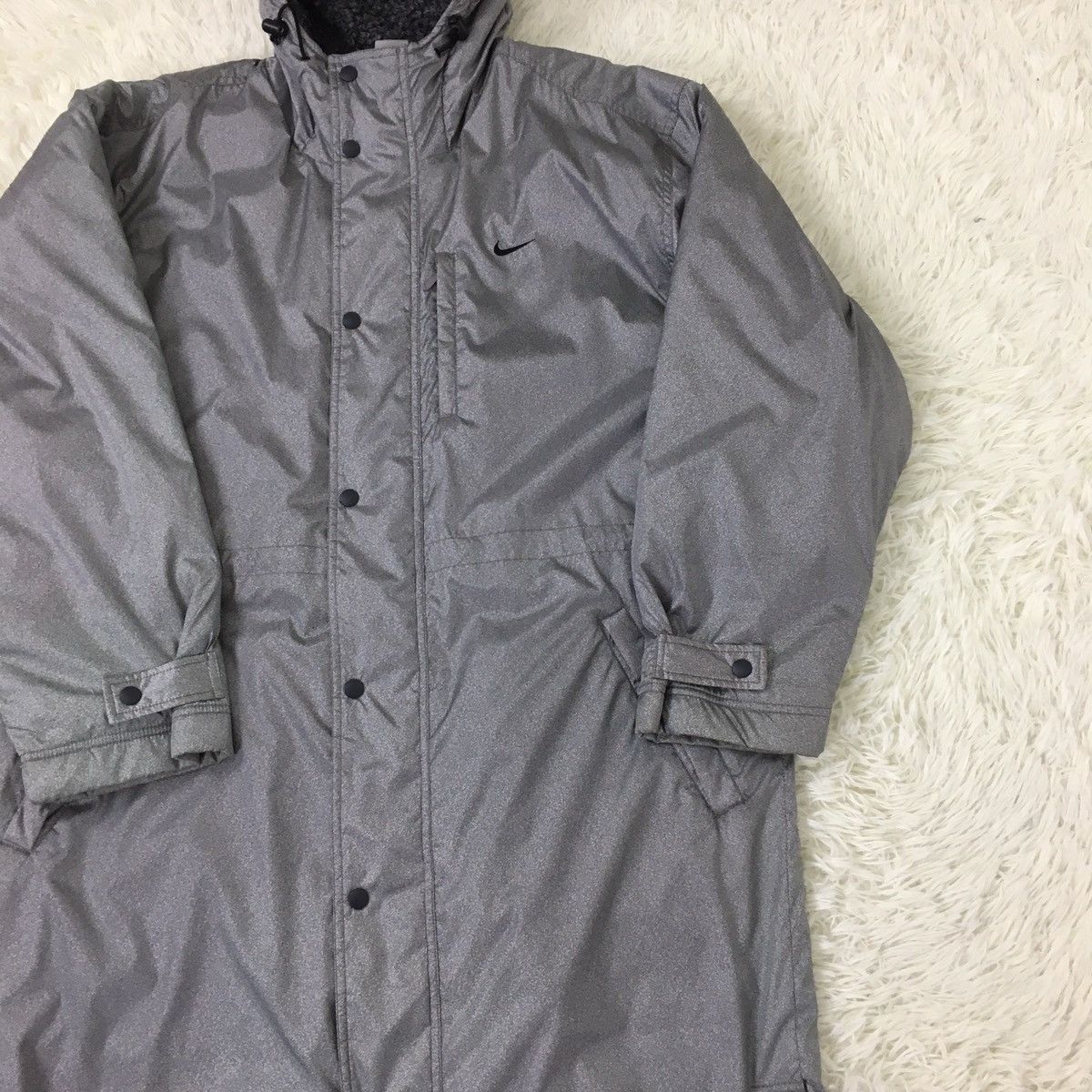 Nike Nike Mini Swoosh Oversize Hoodie Parka Size US L / EU 52-54 / 3 - 3 Thumbnail