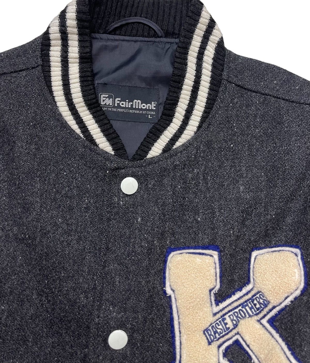 Japanese Brand Vintage Fairmont Varsity Jacket Size US L / EU 52-54 / 3 - 12 Thumbnail