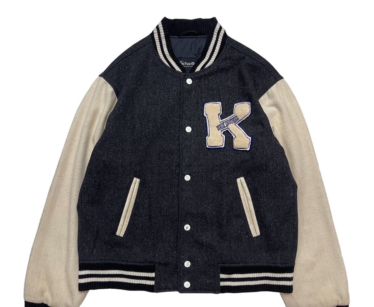 Japanese Brand Vintage Fairmont Varsity Jacket Size US L / EU 52-54 / 3 - 3 Thumbnail