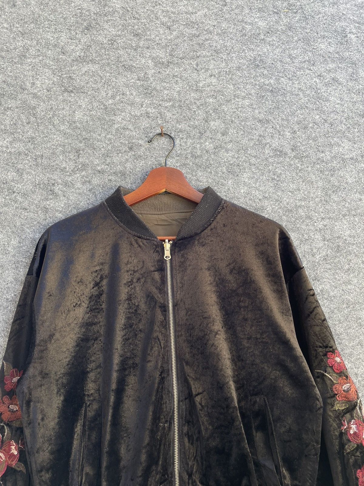 Japanese Brand SUKAJAN FLORAL VELVET JACKET Size US S / EU 44-46 / 1 - 2 Thumbnail