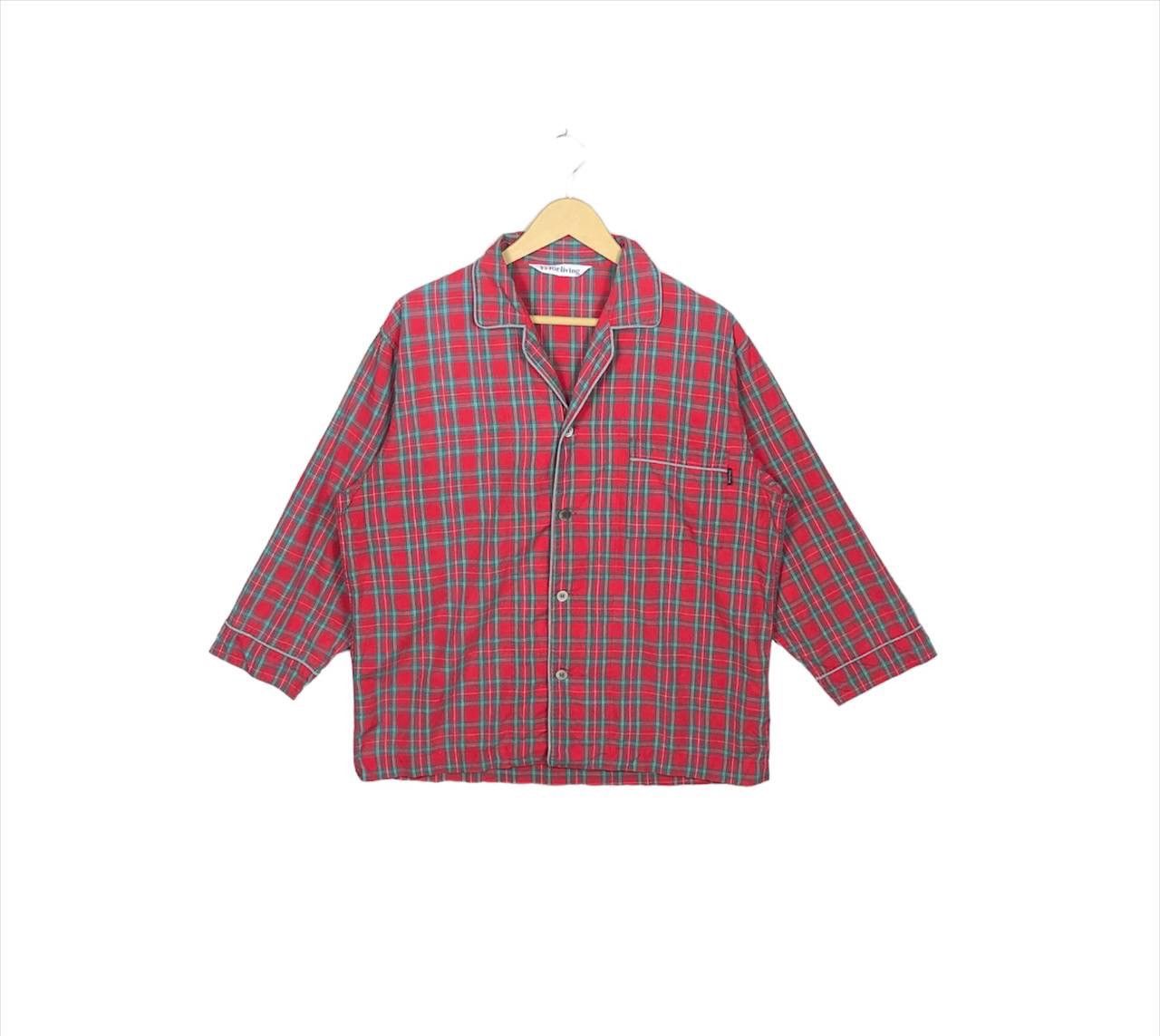 Yohji Yamamoto Yohji Yamamoto Y’s For Living Checkered Pajamas Buttons Up Size US L / EU 52-54 / 3 - 1 Thumbnail