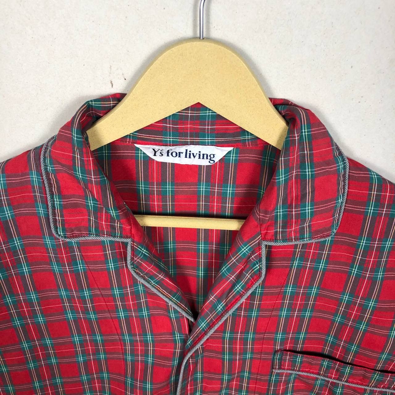 Yohji Yamamoto Yohji Yamamoto Y’s For Living Checkered Pajamas Buttons Up Size US L / EU 52-54 / 3 - 4 Thumbnail