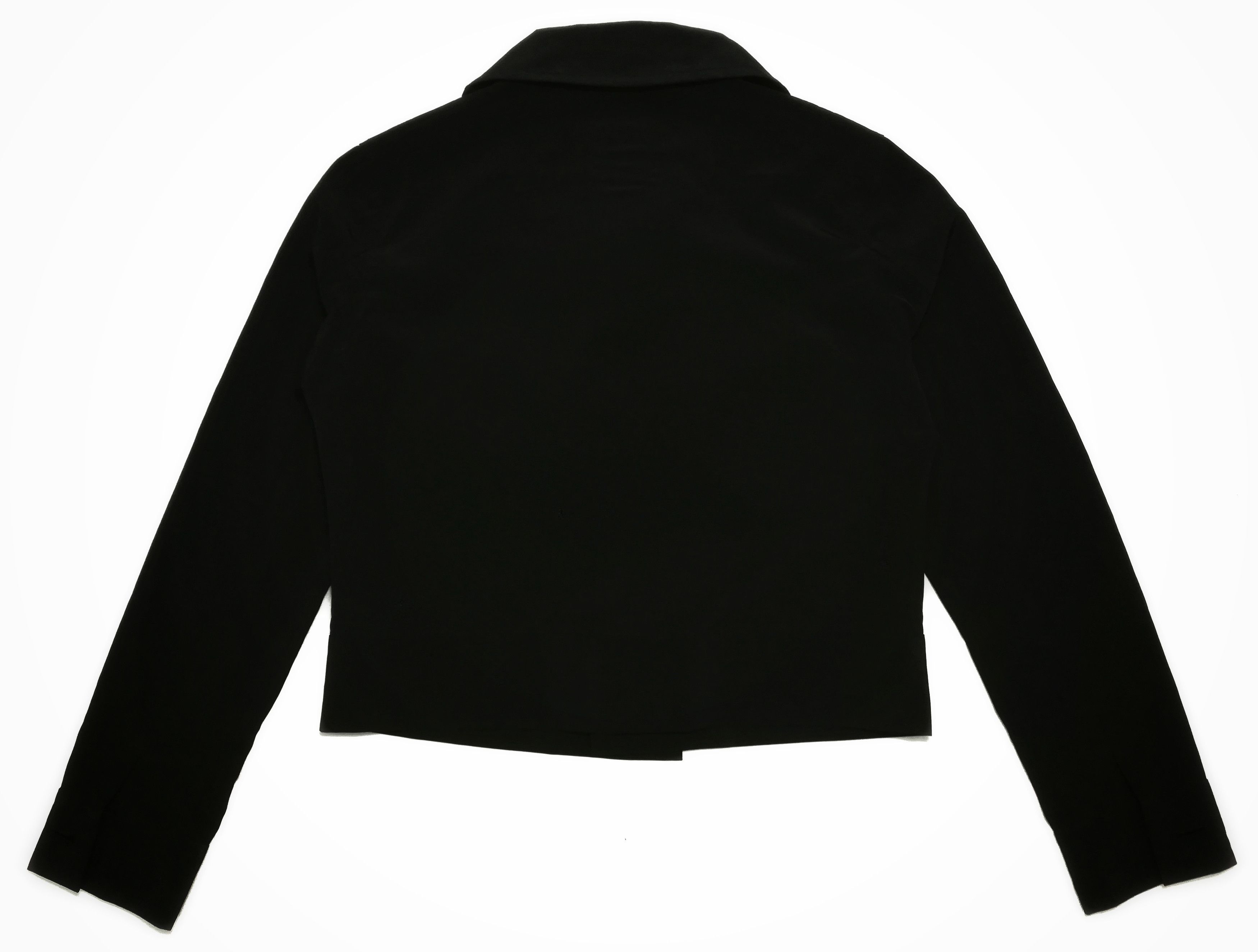 Limi Feu × Yohji Yamamoto 🔥Limi Feu Black Polyester Buckle Cropped Top Jacket Crazy Size US S / EU 44-46 / 1 - 13 Thumbnail