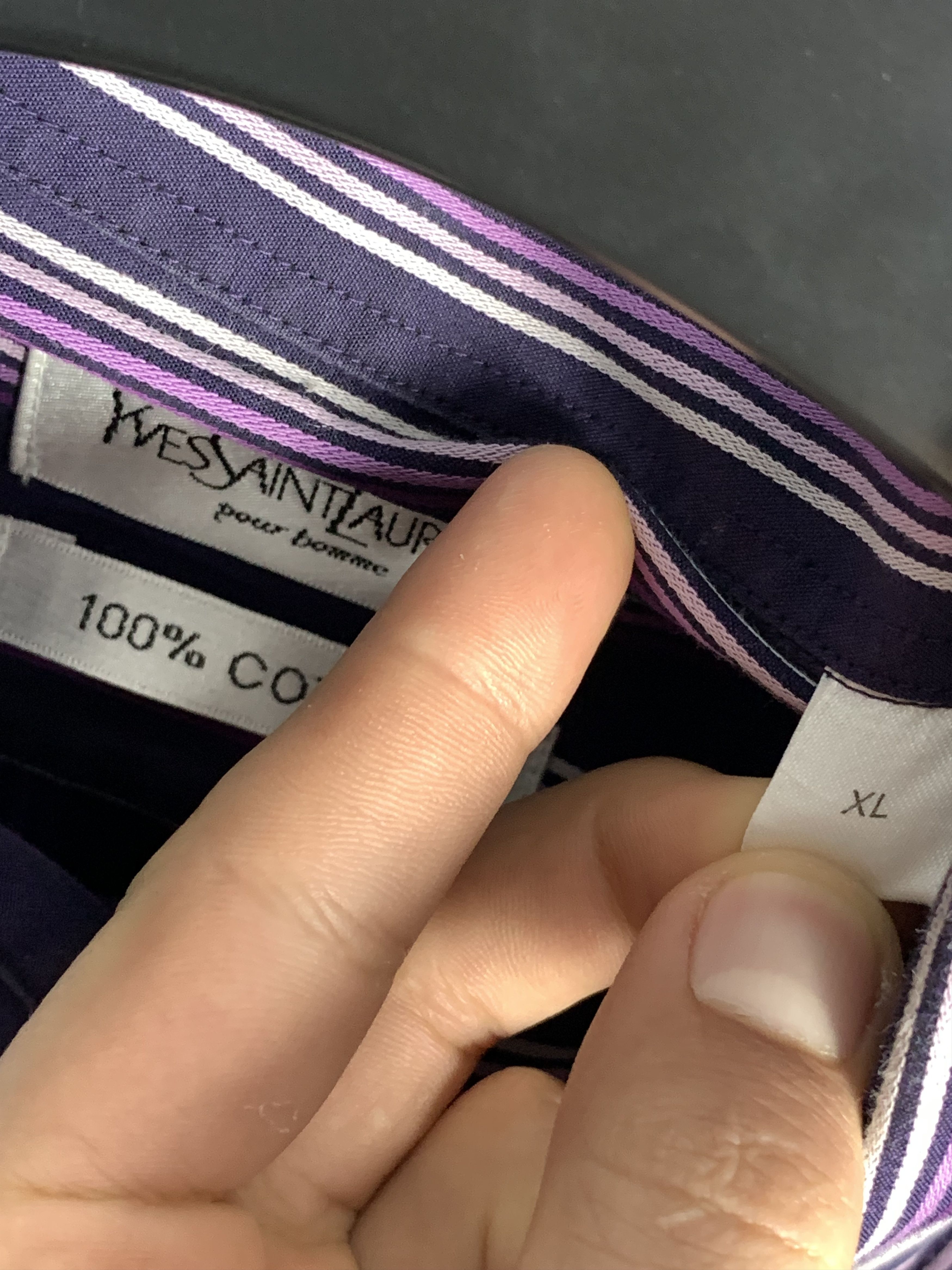 Yves Saint Laurent Yves Saint Laurent YSL Mens Long Sleeve Shirt Size US L / EU 52-54 / 3 - 4 Thumbnail