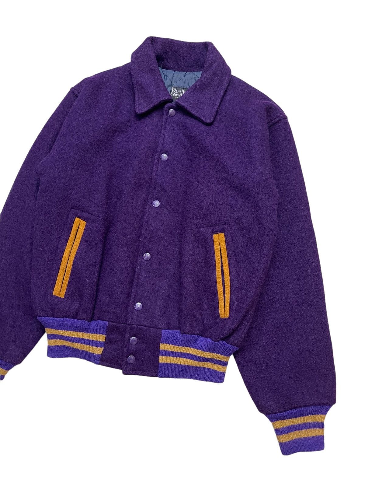 Vintage Vintage 80s Fodham Casual Varsity Jacket Size US M / EU 48-50 / 2 - 7 Thumbnail