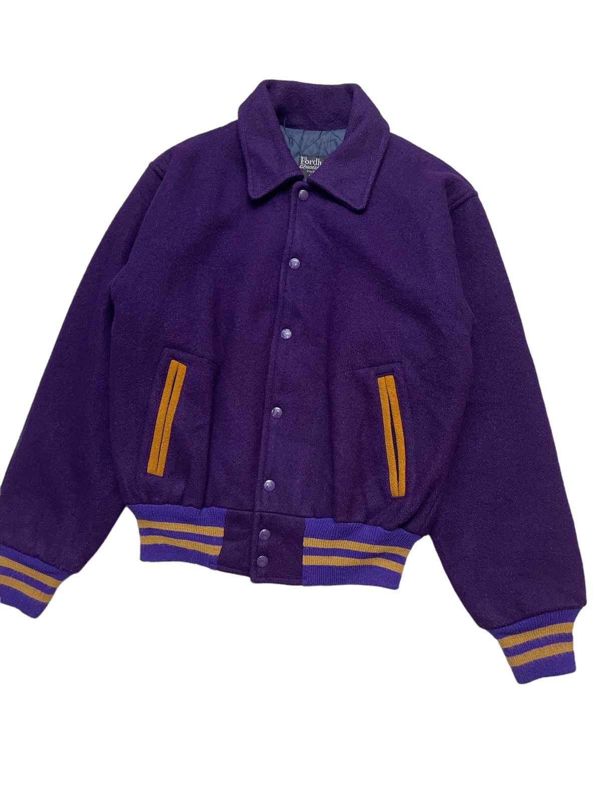 Vintage Vintage 80s Fodham Casual Varsity Jacket Size US M / EU 48-50 / 2 - 9 Thumbnail