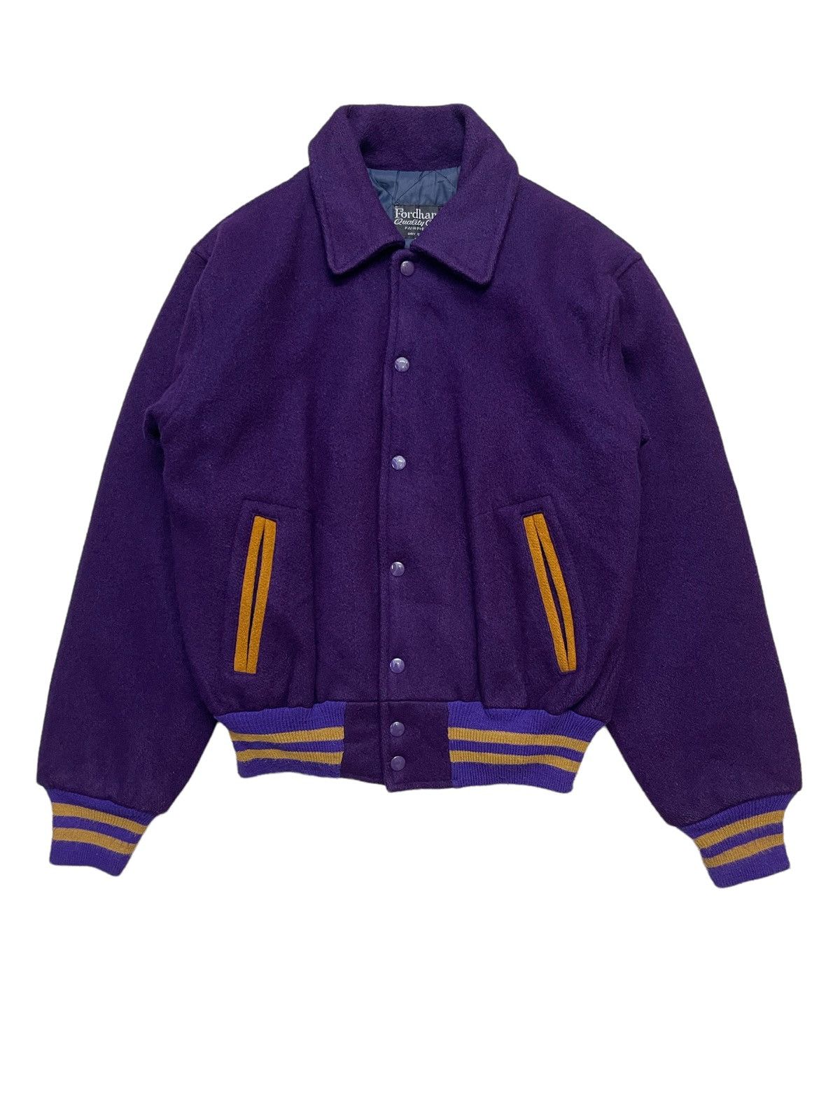 Vintage Vintage 80s Fodham Casual Varsity Jacket Size US M / EU 48-50 / 2 - 6 Thumbnail