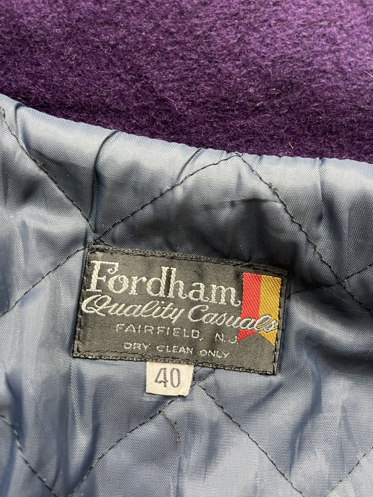 Vintage Vintage 80s Fodham Casual Varsity Jacket Size US M / EU 48-50 / 2 - 15 Thumbnail